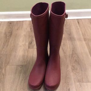 Polar Rain Boots Burgundy